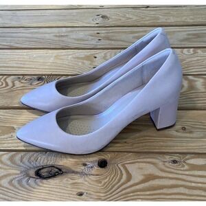 NWT Clarks Platform Heel Shoes Size 9 Women’s Pink Taupe